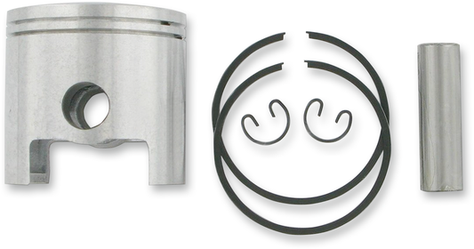 Parts Unlimited Polaris piston assembly with 72mm diameter, includes piston and components for engine repair.