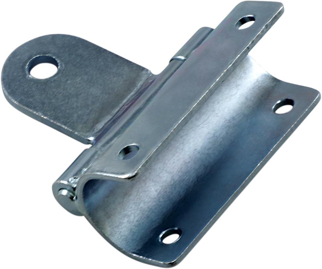 Heavy duty PARTS UNLIMITED hitch model 8240-2045 designed for round and square tube bumpers, shown in black metal finish.