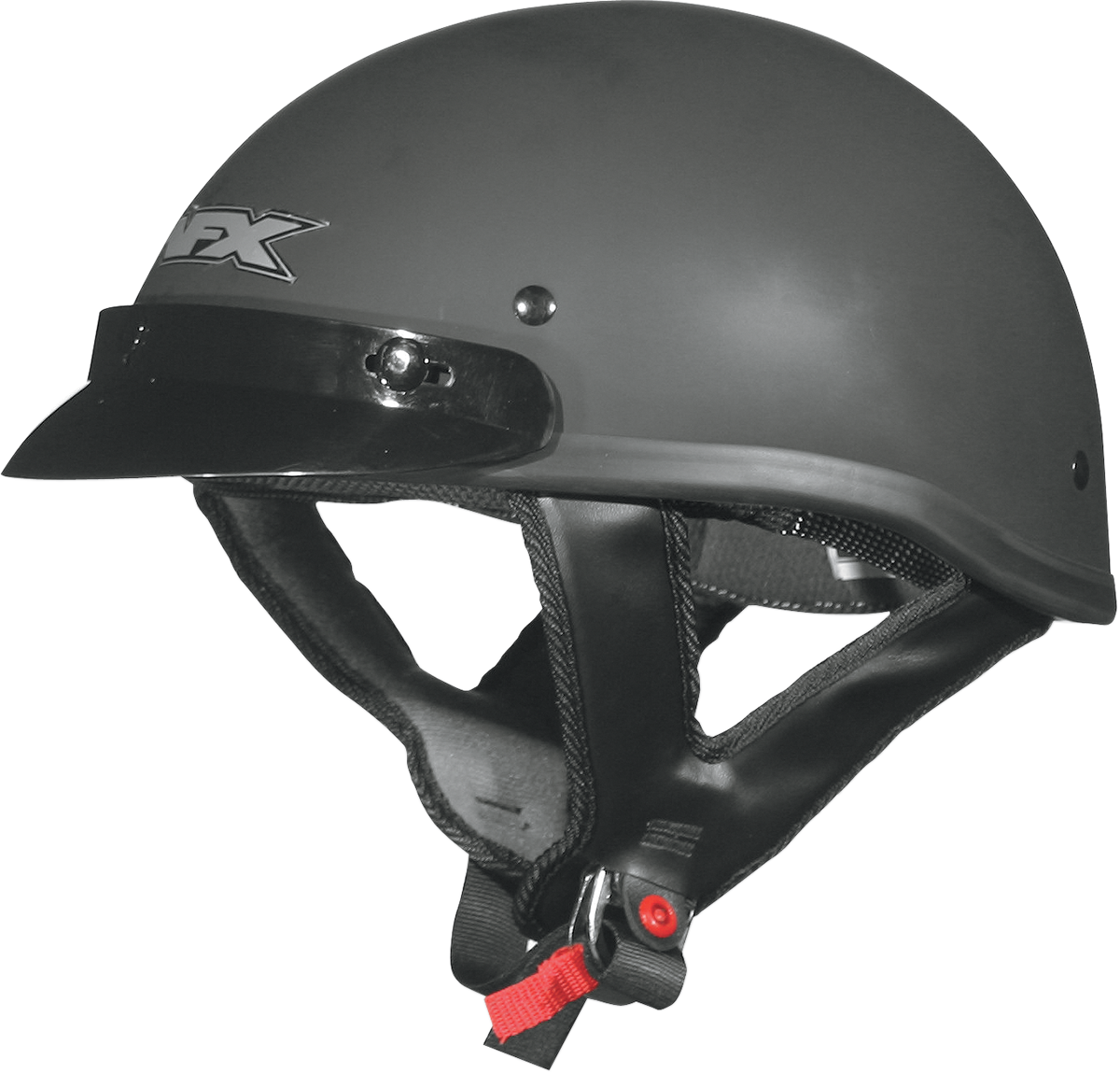 Bill's Exhausts AFX FX-70 motorcycle helmet in matte black, 2XL size, featuring a sleek design and full face coverage.