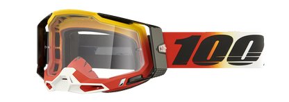 100% Racecraft 2 Goggles - Ogusto - Clear 50009-00024 - Howling Moto