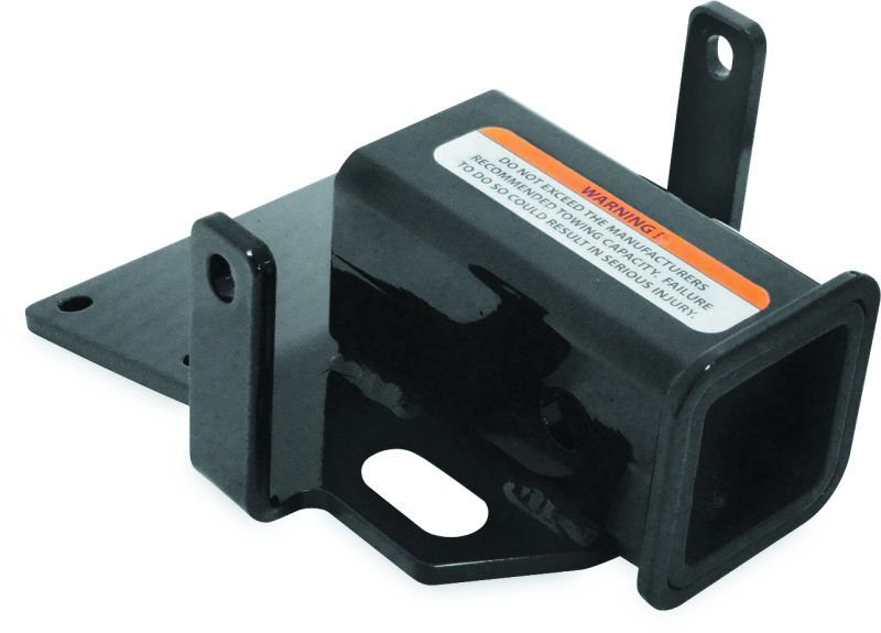 QuadBoss Kawasaki KAF400 Mule SX 4x4 rear receiver hitch made of durable powder-coated steel for enhanced towing and durability.