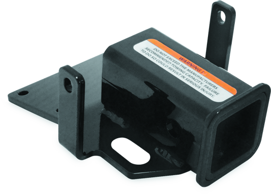 QuadBoss Kawasaki KAF400 Mule SX 4x4 rear receiver hitch made of durable powder-coated steel for enhanced towing and durability.