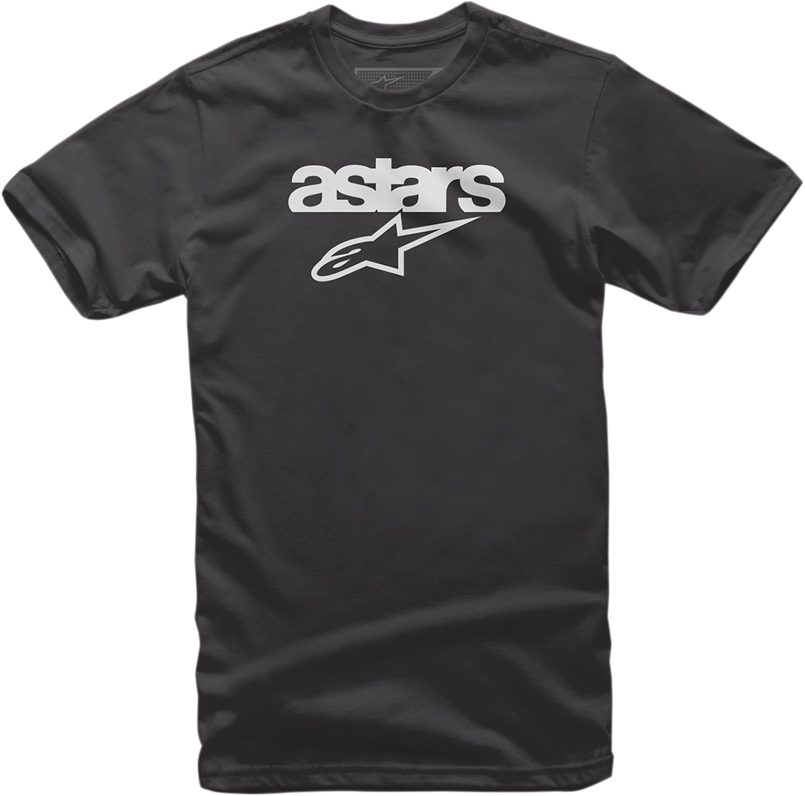 Black ALPINESTARS Heritage Blaze T-Shirt in medium size, featuring a graphic design, casual fit, and soft cotton fabric.