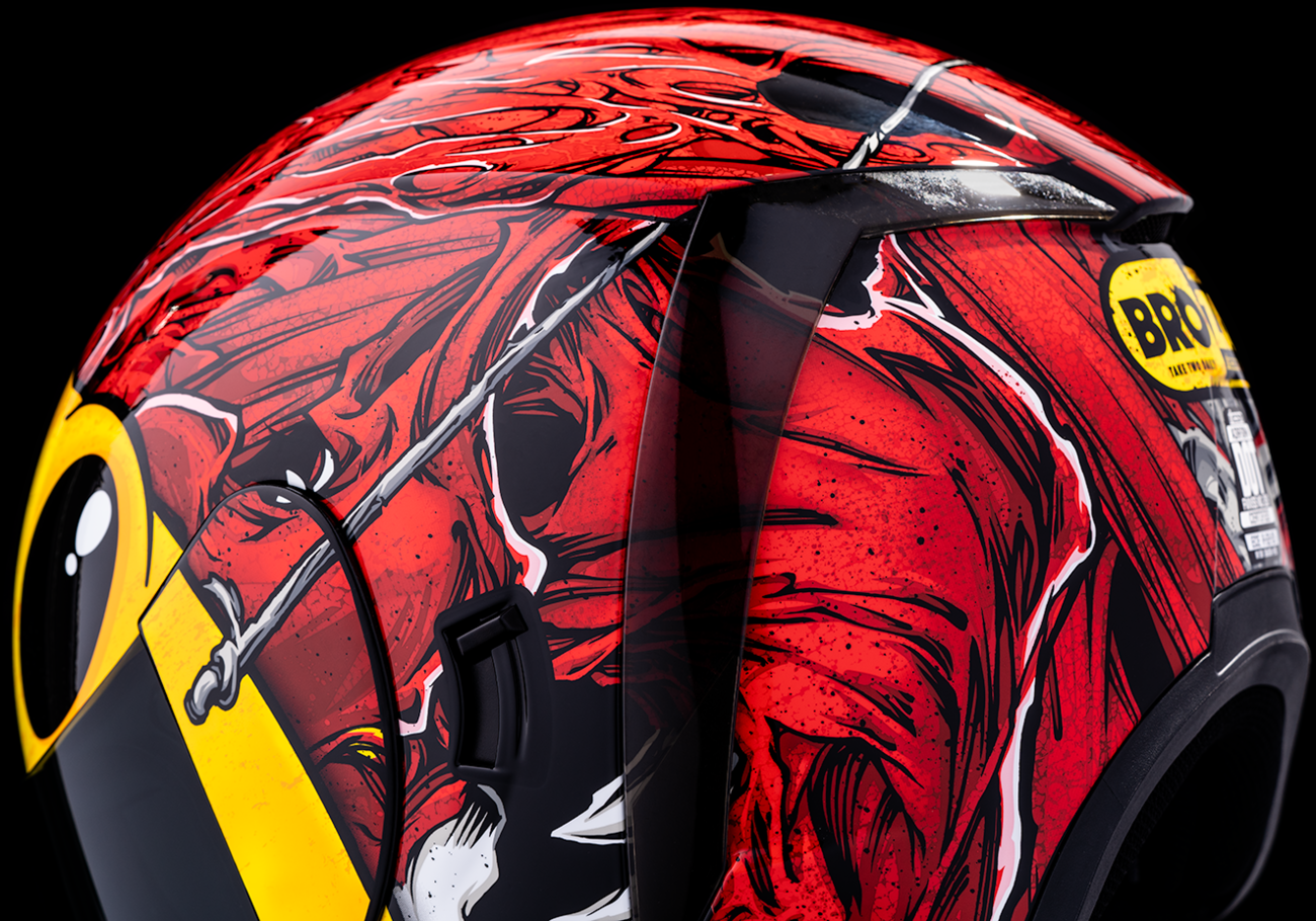 ICON Airform™ Helmet - MIPS® - Brozak - Red - XS 0101-14937 - Howling Moto