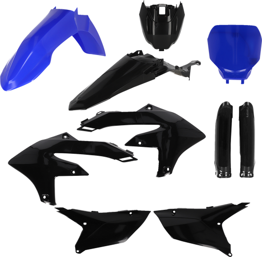 ACERBIS Full Replacement Body Kit - Black/Blue 2979591004 - Howling Moto