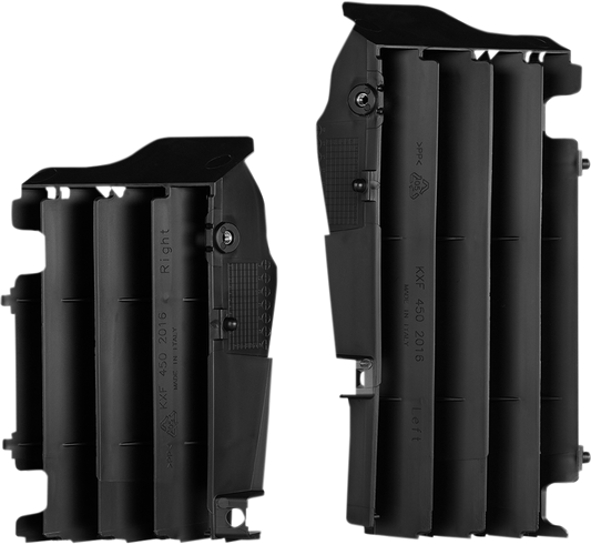 ACERBIS Radiator Louvers - Black - Kawasaki 2791430001 - Howling Moto