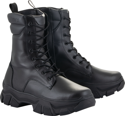 Black Alpinstars Women's Ava Boots, size EU 44, with sleek leather design and sturdy sole, perfect for casual or stylish wear.