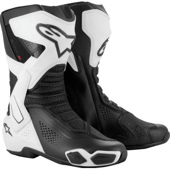 ALPINESTARS SMX-6 V3 Vented Boots - Black/White - US 12.5/EU 48 2223225-21-48 - Howling Moto