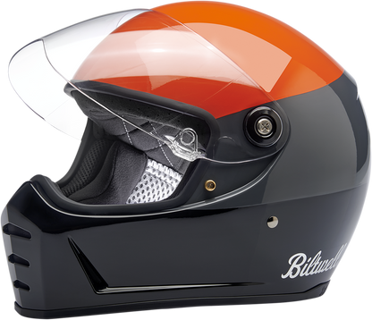 BILTWELL Lane Splitter Helmet - Gloss Podium Orange/Gray/Black - Medium 1004-550-103 - Howling Moto