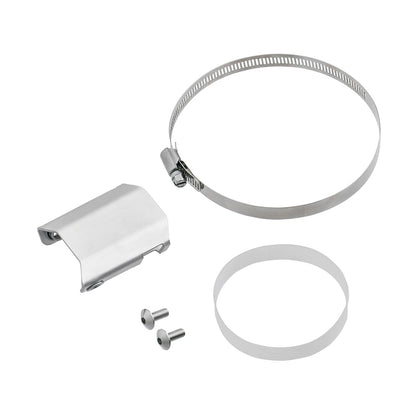 ZETA, ZETA Silencer Heat Guard Extender Silver (Part Number ZE52-2919)