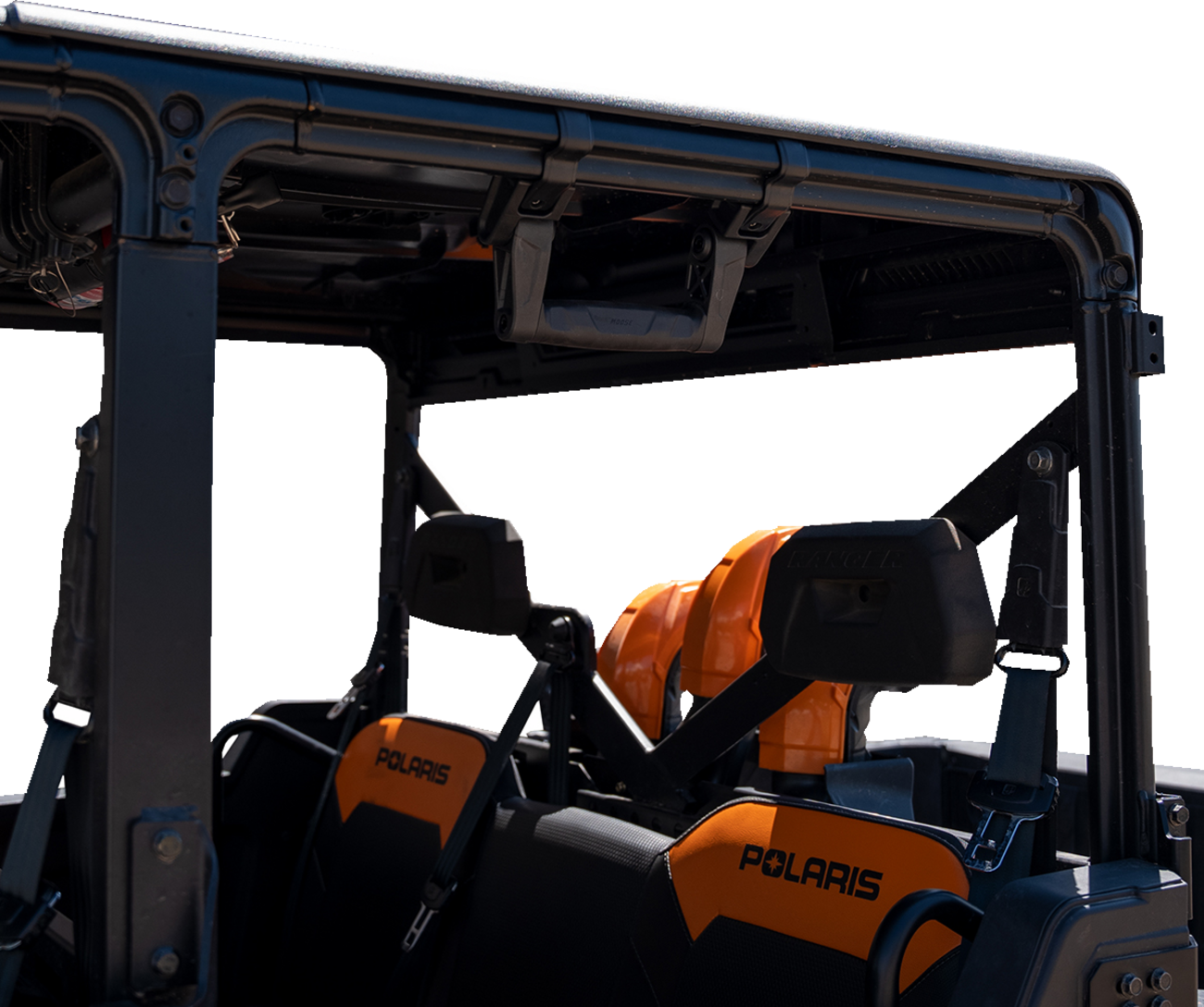 MOOSE Offroad EGRAB-1 custom grab handle with fold-away mounting system for off-road vehicles, featuring durable metal construction.