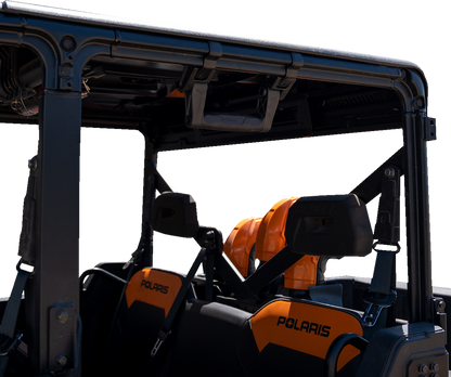MOOSE Offroad EGRAB-1 custom grab handle with fold-away mounting system for off-road vehicles, featuring durable metal construction.