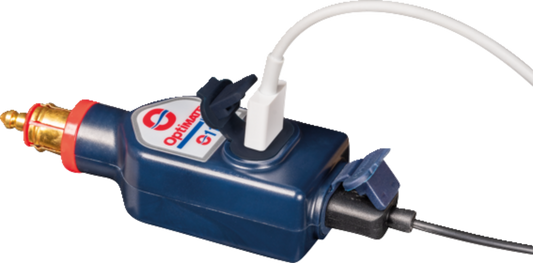 TECMATE Dual USB Charger - 180° BIKE Plug - USB-A/USB-C O-119