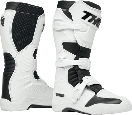 THOR, THOR Blitz XR Boots - White/Black US 15 | Part Number 3410-3108