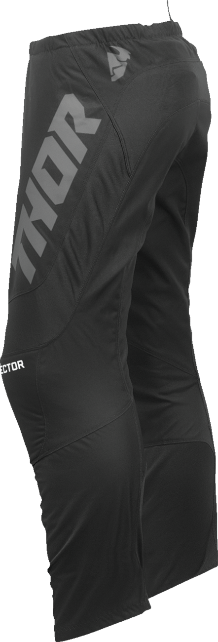 THOR, THOR Sector Checker Pants - Black/Gray, US 28, Part Number 2901-10983