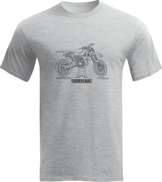 Gray THOR Hallman 2 Smoker T-Shirt in XL, featuring the THOR brand logo and graphic design on the front.