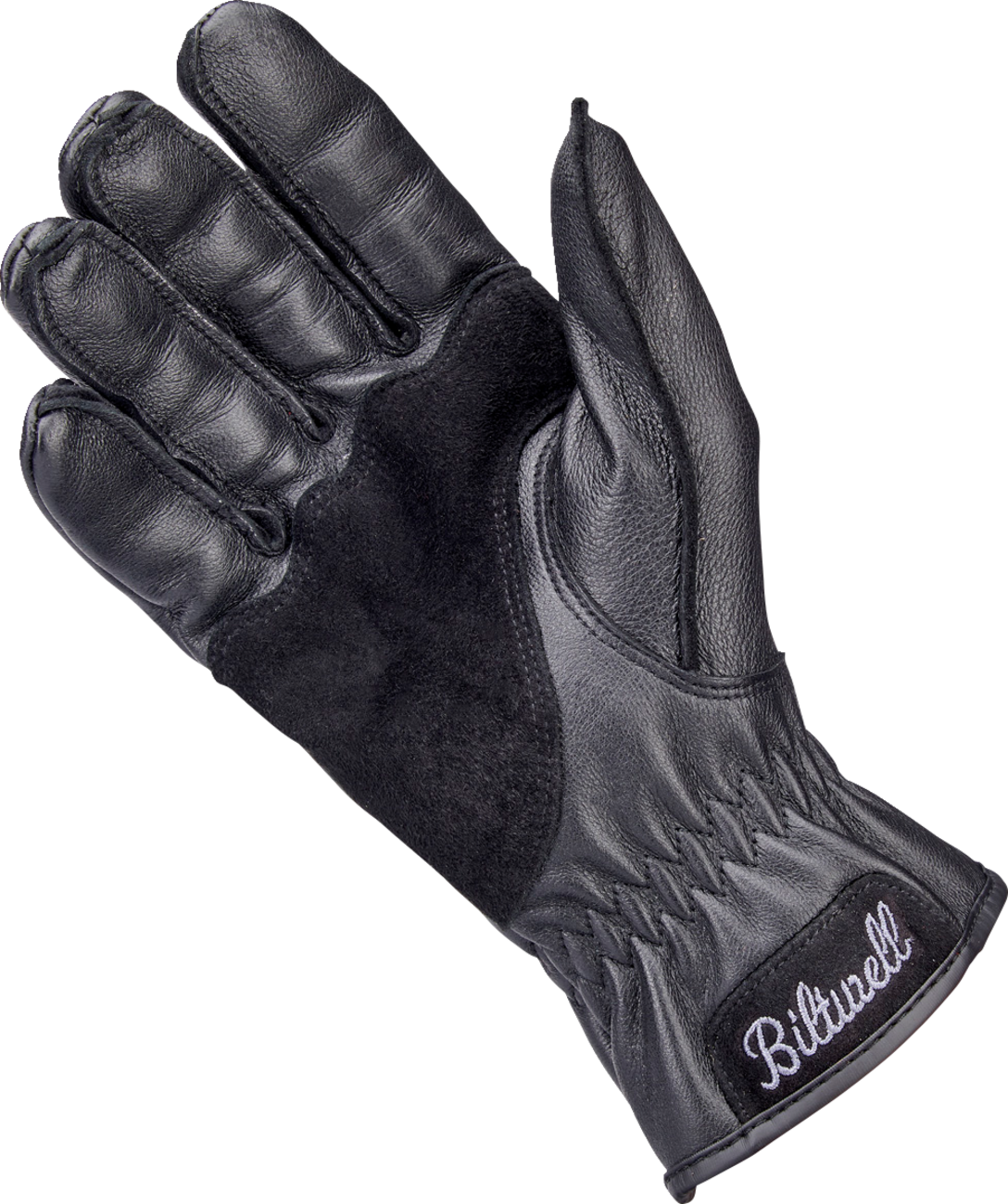 Black BILTWELL Work 2.0 gloves in small size with reinforced palms and adjustable wrist straps, designed for durability and comfort.