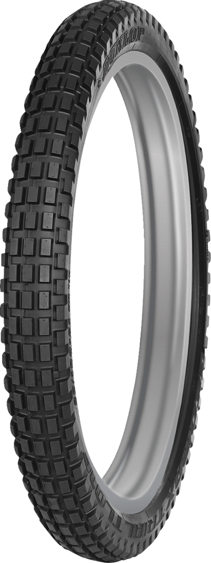 Dunlop Geomax TL01 front off-road motorcycle tire 80/100-21 51M with rugged tread pattern and sidewall details.