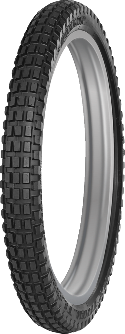 Dunlop Geomax TL01 front off-road motorcycle tire 80/100-21 51M with rugged tread pattern and sidewall details.