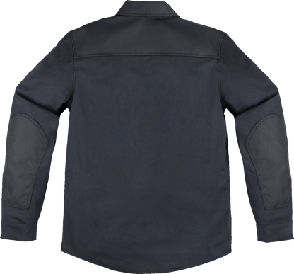 ICON Upstate Canvas National™ Jacket for Men in black, featuring durable canvas material and a stylish, casual fit.