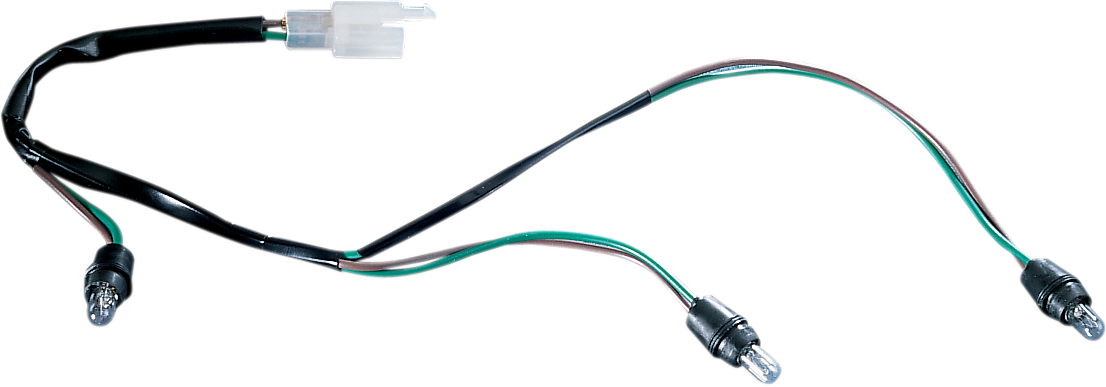 Parts Unlimited replacement bulb for saddlebag side light set, part no. 45-8714-10-HC3, shown in a close-up image.