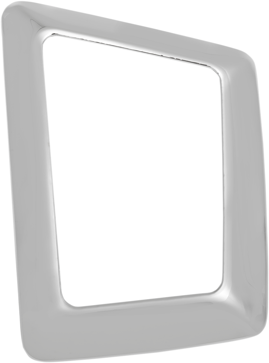 Chrome glove box accent plate for Honda GL motorcycle by PARTS UNLIMITED, featuring a sleek, reflective finish.