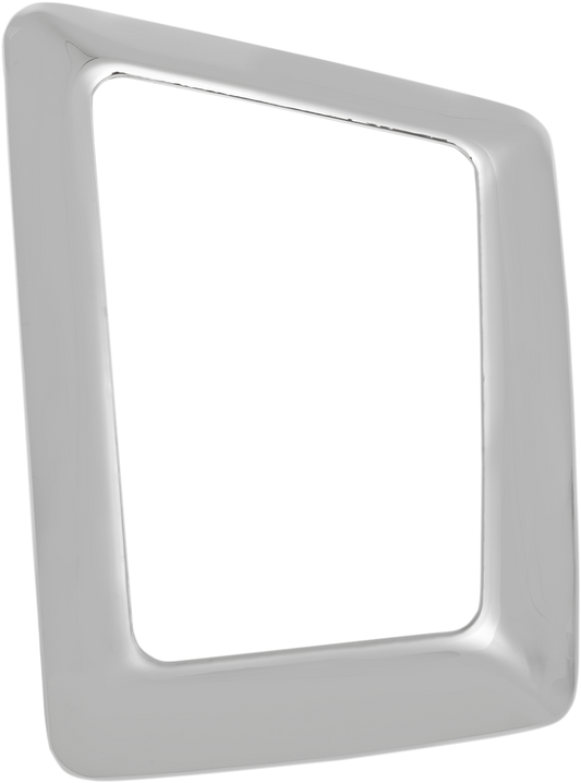 Chrome glove box accent plate for Honda GL motorcycle by PARTS UNLIMITED, featuring a sleek, reflective finish.