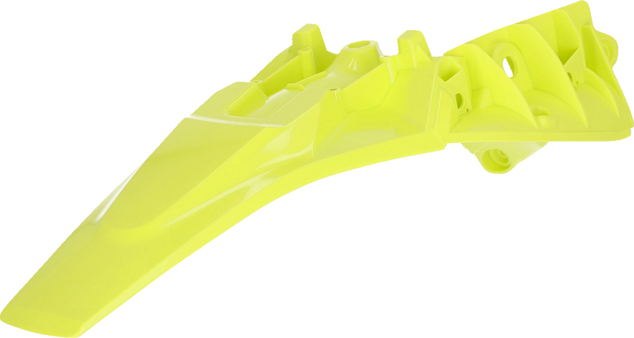 Yellow Acerbis rear fender for Husqvarna TC 85 2018-2023 motorcycle, made of durable body plastic.