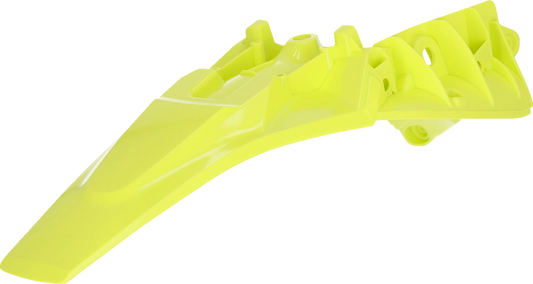 Yellow Acerbis rear fender for Husqvarna TC 85 2018-2023 motorcycle, made of durable body plastic.