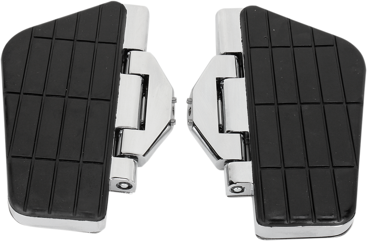 Chrome engine guard boards for Honda GL 1999-2000 by PARTS UNLIMITED, shown mounted on motorcycle engine area.