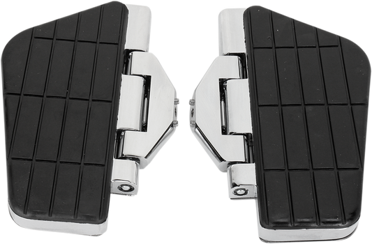 Chrome engine guard boards for Honda GL 1999-2000 by PARTS UNLIMITED, shown mounted on motorcycle engine area.