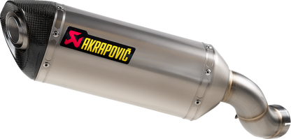 AKRAPOVIC Slip-On Line Titanium motorcycle muffler, model S-K9SO10-HZT, designed for enhanced motorcycle performance.