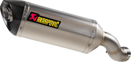 AKRAPOVIC Slip-On Line Titanium motorcycle muffler, model S-K9SO10-HZT, designed for enhanced motorcycle performance.