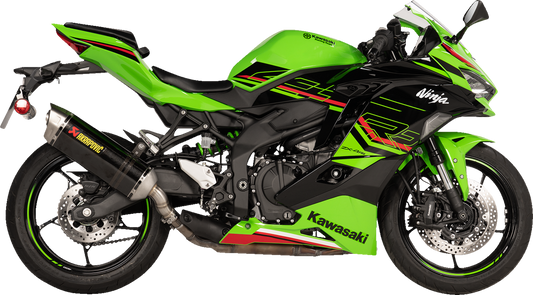 AKRAPOVIC Slip-On Line Muffler for Enhanced Performance - Carbon Fiber and Titanium, Part S-K4SO8-HRC