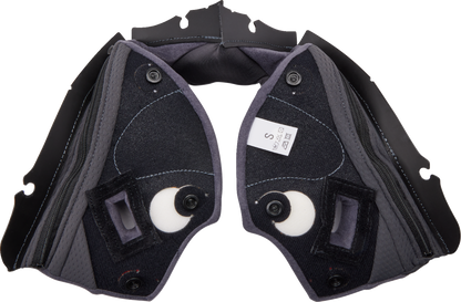AGV Pista GP RR Cheek Pads - Gray/Yellow, 2XL - Part Number 20185000564992X