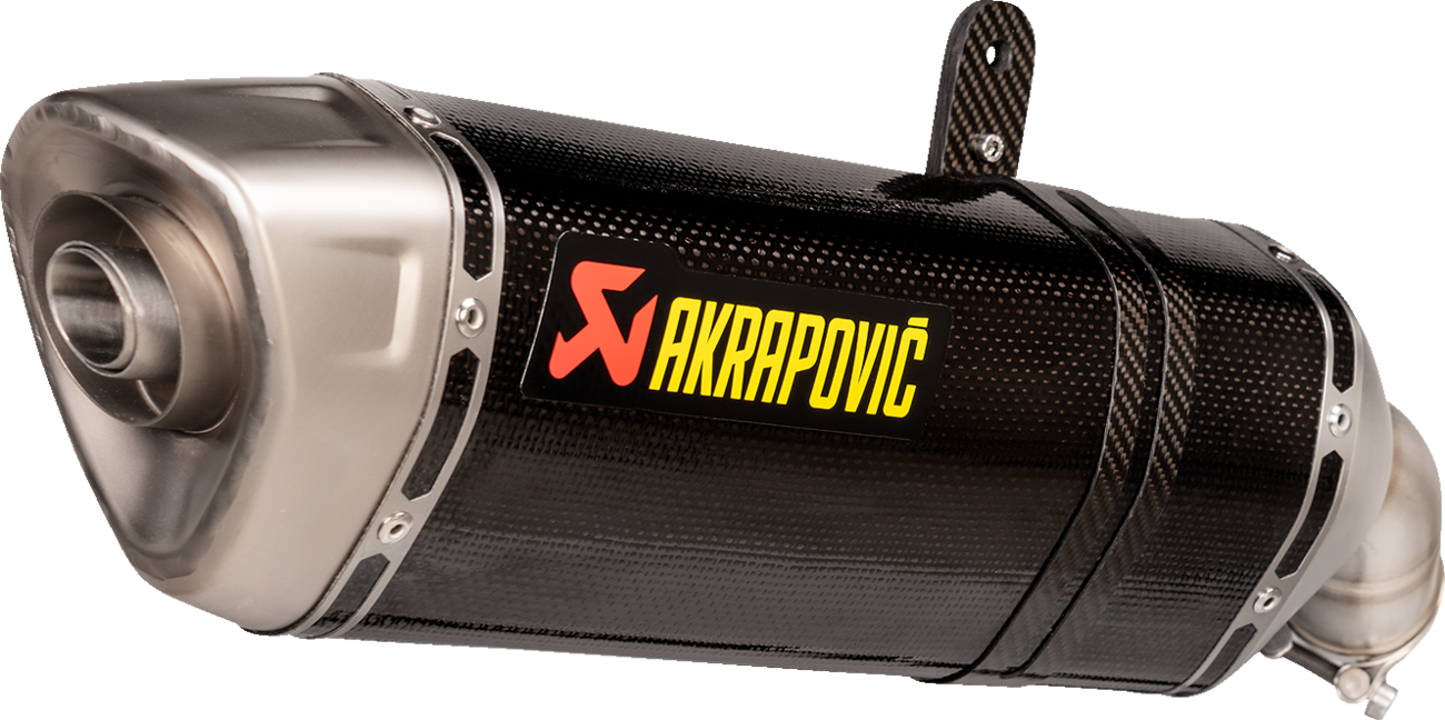 AKRAPOVIC Slip-On Line Muffler for Enhanced Performance - Carbon Fiber and Titanium, Part S-K4SO8-HRC