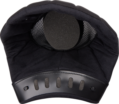 Black AGV X101 helmet replacement liner in XL size, part 20KIT77003001XL, shown in the image.