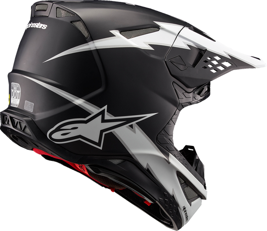 ALPINESTARS, Alpinestars Supertech M10 Helmet - Ampress MIPS® - Matte Black and White - Large