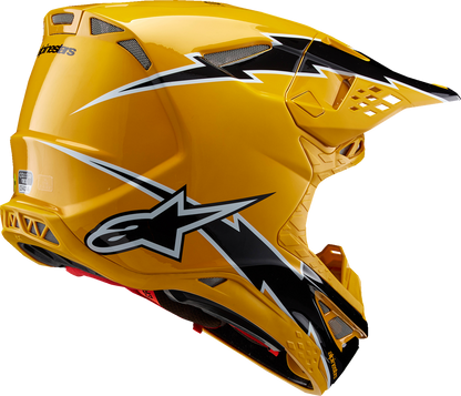 ALPINESTARS, Alpinestars Supertech M10 Helmet - Ampress MIPS®, Gloss Black/Yellow, XS - Part 8300823-1414-XS
