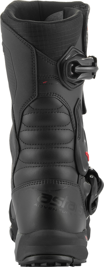 Alpinestars XT-8 Gore-Tex® Adventure Enduro Boots in black, US 9.5 / EU 44, featuring rugged design and durable materials.