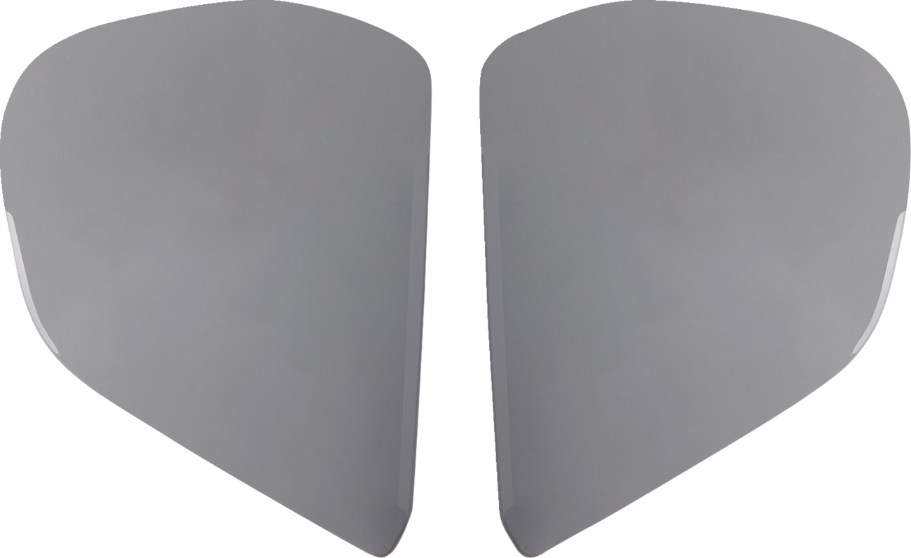 Light gray ARAI Helmets Vas-V side pods, motorcycle helmet accessory part #025414, shown on a white background.