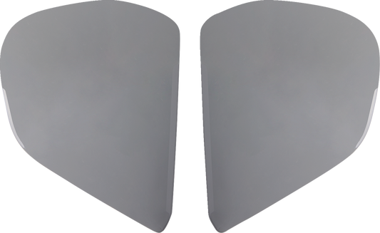 Light gray ARAI Helmets Vas-V side pods, motorcycle helmet accessory part #025414, shown on a white background.