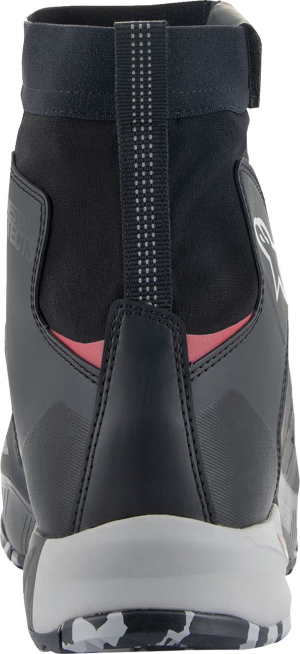 Alpinestars CR-8 Gore-Tex waterproof motorcycle riding shoes in US 9 / EU 42, with durable design and secure lacing for all-weather riding.