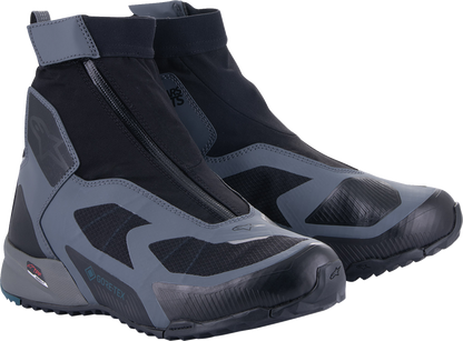 ALPINESTARS, Alpinestars CR-8 Gore-Tex® Riding Shoes - Black, Grey, Blue - US 9 / EU 42 by Alpinestars Part 233822412859