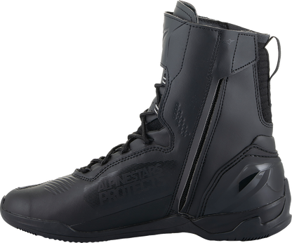 Alpinestars Superfaster shoe in black, US size 9, featuring sporty design and durable construction.