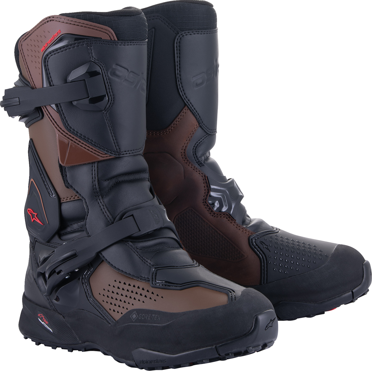 ALPINESTARS, Alpinestars XT-8 Gore-Tex® Adventure Enduro Boots - Black/Brown US 9.5 / EU 44
