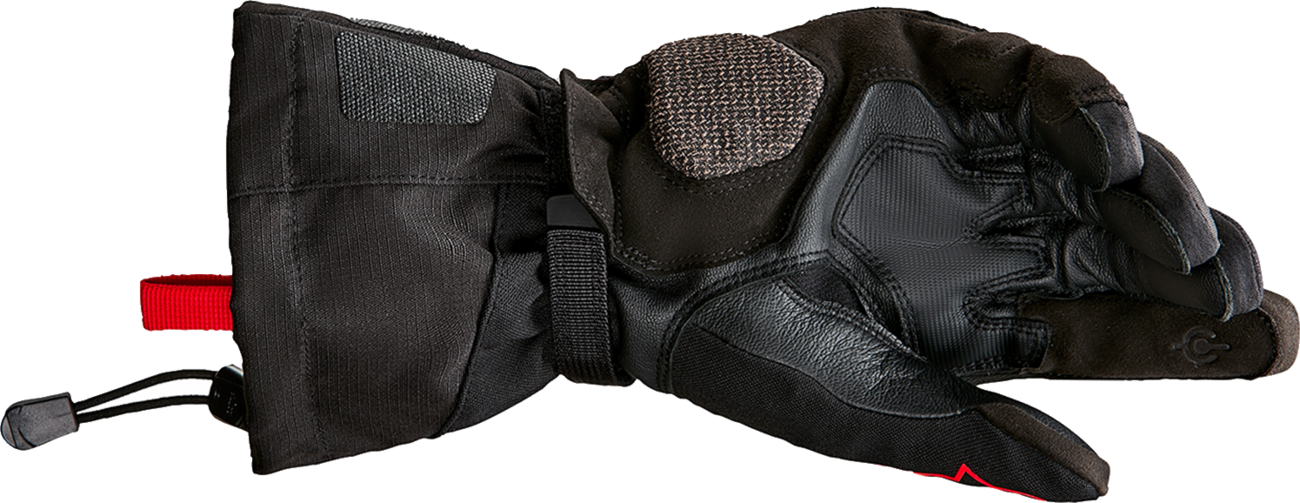 Alpinestars XT-5 Gore-Tex® gloves in black, size 3XL, shown with textured fabric and reinforced palms for motorcycle riding.