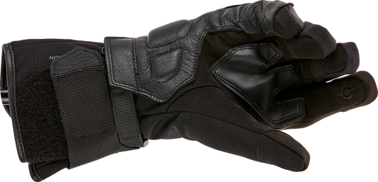 Alpinestars Stella Tourer W-7 V2 waterproof winter gloves in black, XL, featuring Drystar® waterproof membrane and winter insulation.