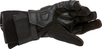 Alpinestars Stella Tourer W-7 V2 Drystar® women's waterproof insulated riding gloves, large size, with textured grip and adjustable wrist strap.