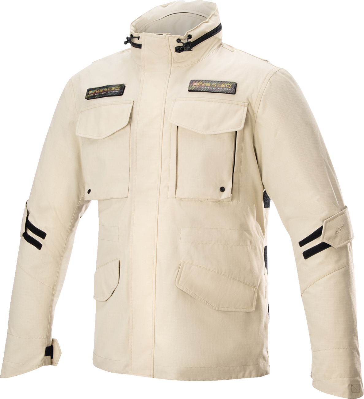 Alpinestars MSE Field Jacket 3XL in tan, lightweight waterproof streetwear jacket for riders with a sleek design and durable material.